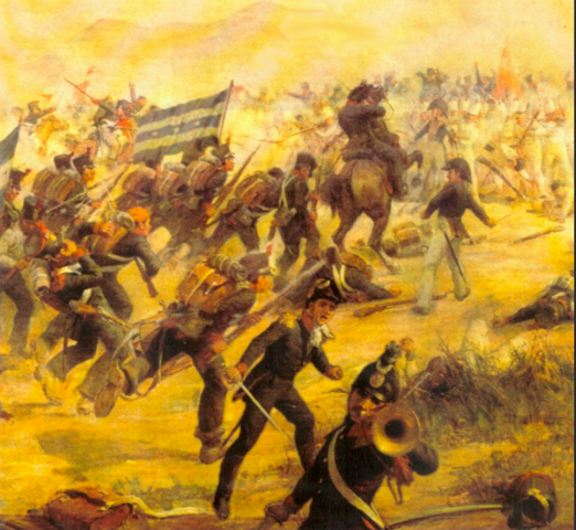 Simon Bolivar liberates Ecuador