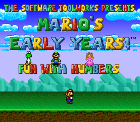 Mario's Early Years: Fun With Numbers