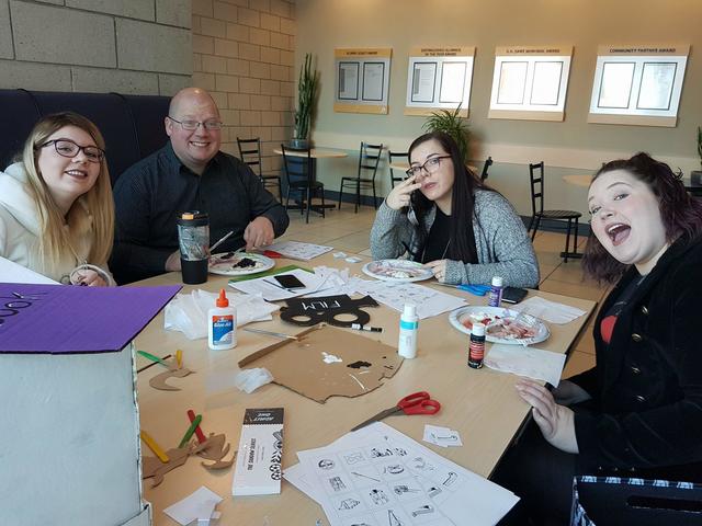 Started school at Red Deer College