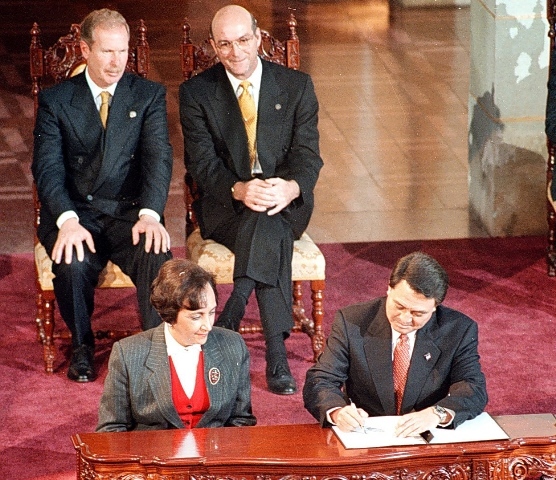 Firma de la paz en Guatemala