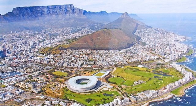 Cape Town, South Africa is taken from the Dutch