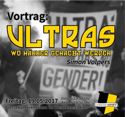Vortrag: Ultras - Wo Männer gemacht werden