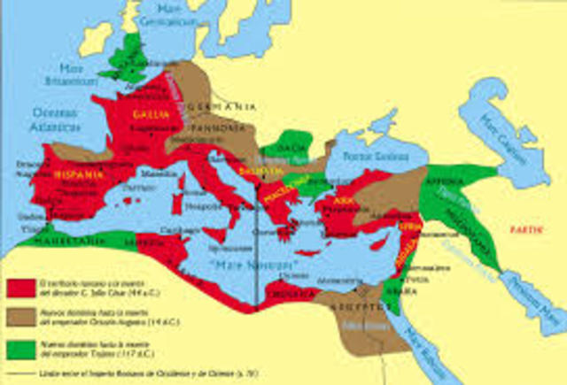 Erromako inperioaren desagerpena Mendebaldean.