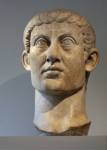 Emperor Constantine converts to Christianity