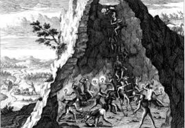 Discovery of silver at potosi