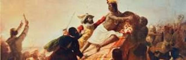 Pizzaro toppled Inca