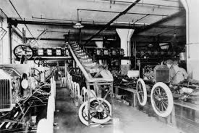 First Ford assembly line