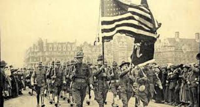 U.S Declares War on Germany in World War I