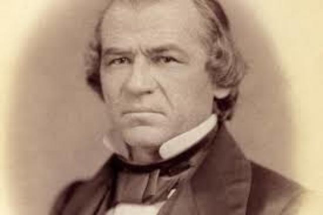 Andrew Johnson became President