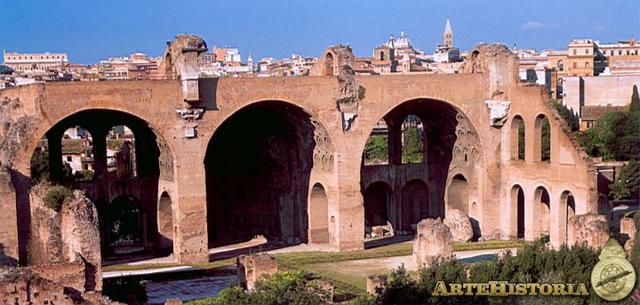 Basílica de Majencio y Constantino en Roma