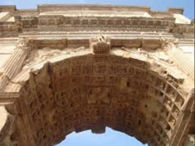 Relieve del Arco de Tito (relieve del candelabro y otros objetivos del Templo de Jerusalén)