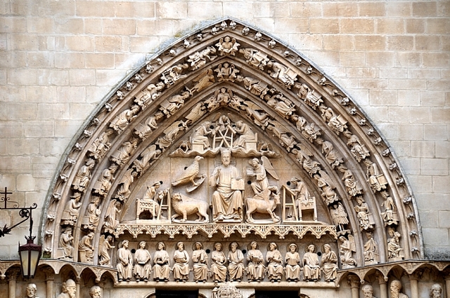 Tímpano del Sarmental de la catedral de Burgos