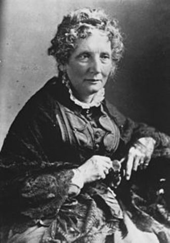 Harriet Beecher Stowe published Uncle Tom's Cabin
