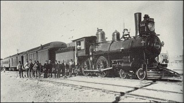 1880 The Atchison, Topeka, and Sante Fe Railroad builds the first tracks into New Mexico