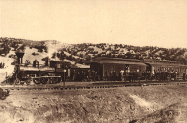 Railroads arrive in New Mexico