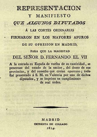 Manifiesto de los Persas.