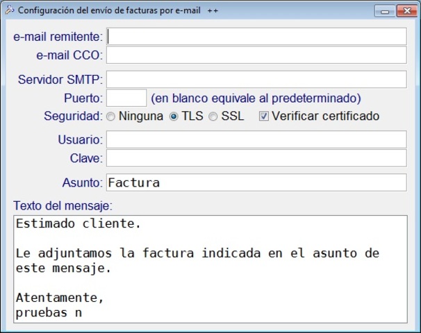 Primer programa para enviar correos