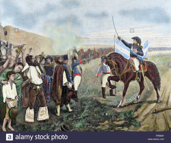 Jose de San Martin liberates Argentina