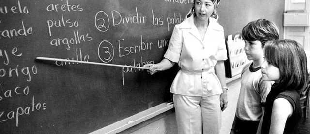 The start of the first bilingual school was the start of helping immigrants from other countries become comfortable in the US. It helped them to hold on to their language from back home and also learning a new one. It also helped even US citizen learn