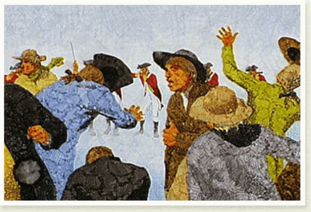 British Troops Occupy Boston