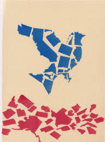 Democratic Party Splits into Northern and Southern Halves