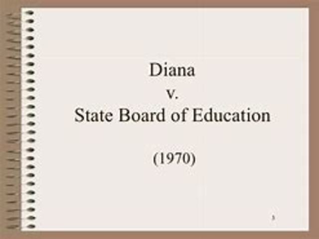 Diana v. state board of education 1970
