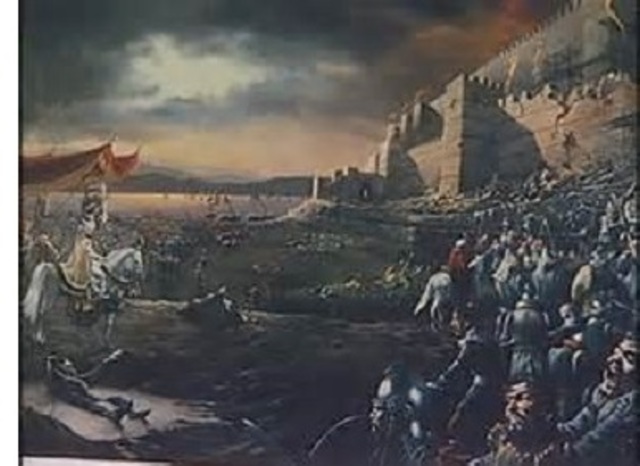 Fall of Constantinople to Ottoman Turks
