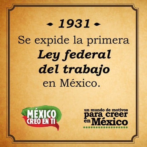 PRIMERA LEY FEDERAL DEL TRABAJO