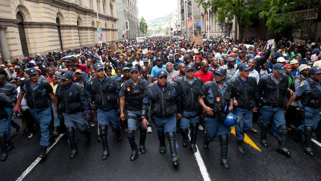 South Africa: Protest in Cape Town