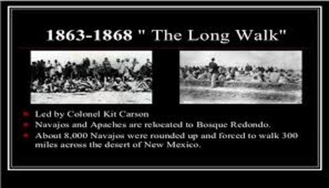 Kit Carson defeats the Navajos