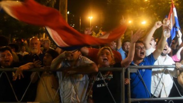 Rioters in Paraguay