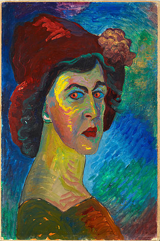 Der Blaue Reiter, Marianne von Werefkin, ¨Self-Portrait¨