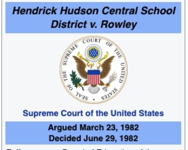 Hendrick Hudson Central School District v. Rowely