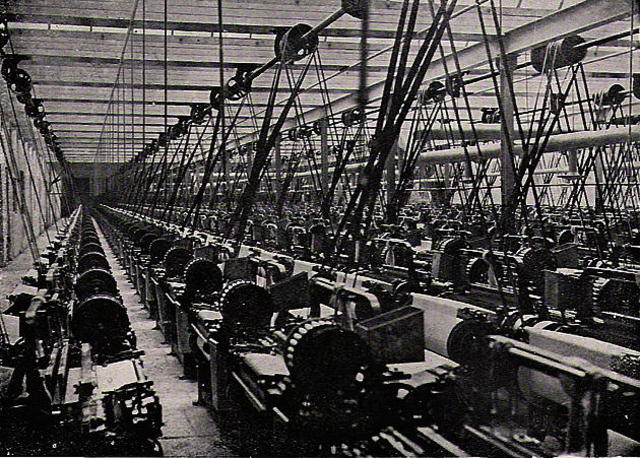 Use of Machines in British Cotton Production