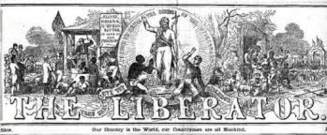 William Lloyd Garrison Published "The Liberator"