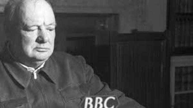 Churchill Makes,"This was their finest hour" Speech