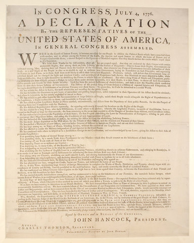 Declaration of Independence