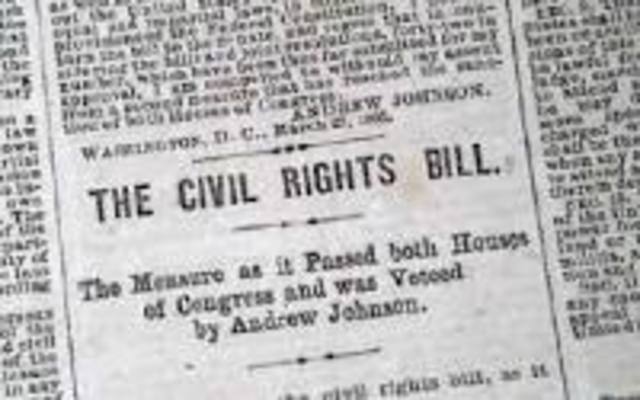 The civil rights act of 1866