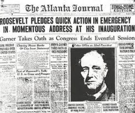 Roosevelt 1st Election