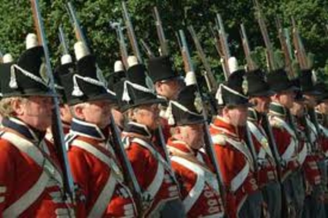 British troops occupy Boston