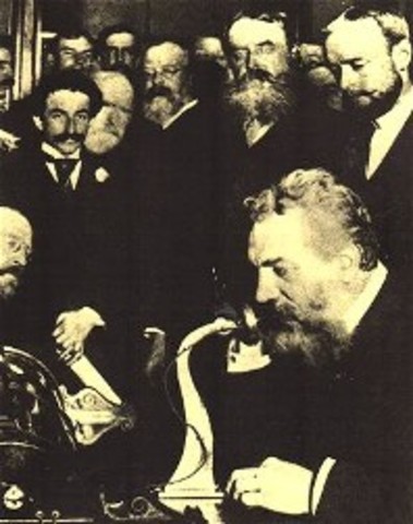 La primera llamada telefónica