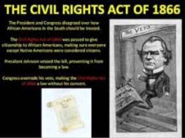 Civil Rights Act Passed over Johnson’s Veto