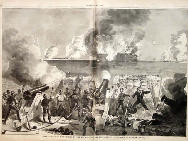 Attack on Fort Sumter (start of Civil War)