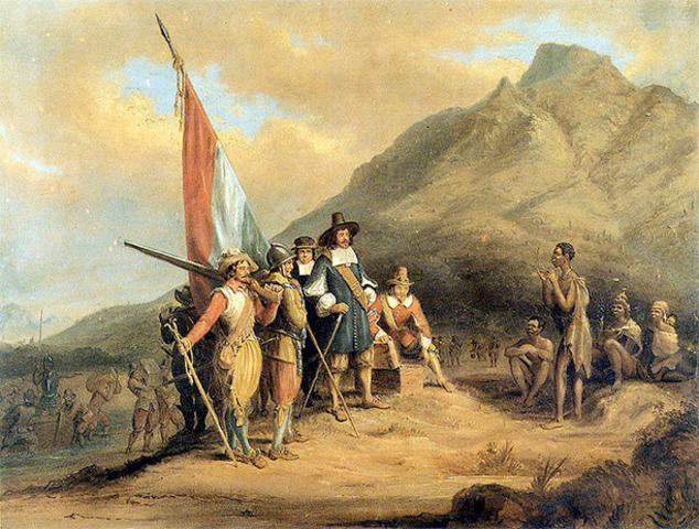 Dutch arrived at the Cape