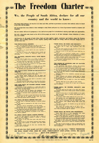 Freedom charter
