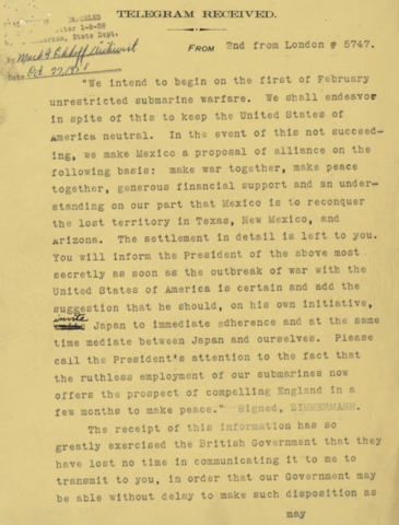 Zimmerman Telegram