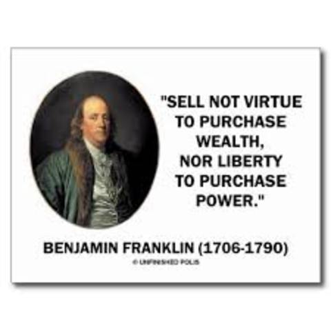Benjamin Franklin aphorisms