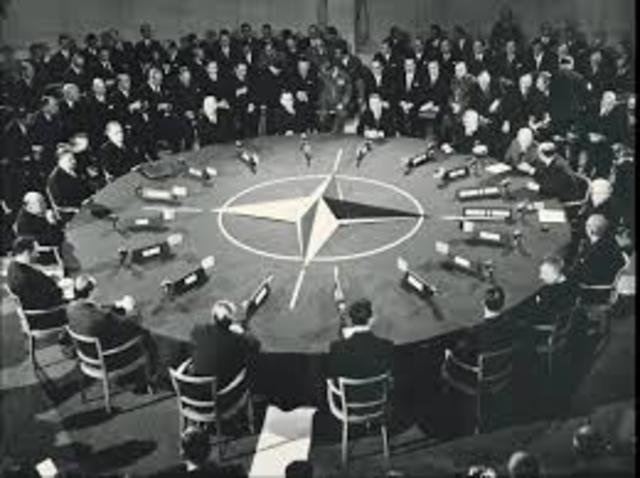 The formation of NATO