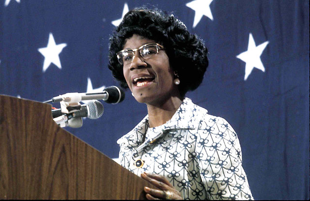 The First Black Woman In Congress. This was especially revolutionary not only was she a woman she was also black. This opened the door for black woman in america and challenged the ignorant believe that women,black people and black women were inferior