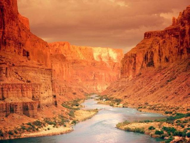 Large Canyon with large river